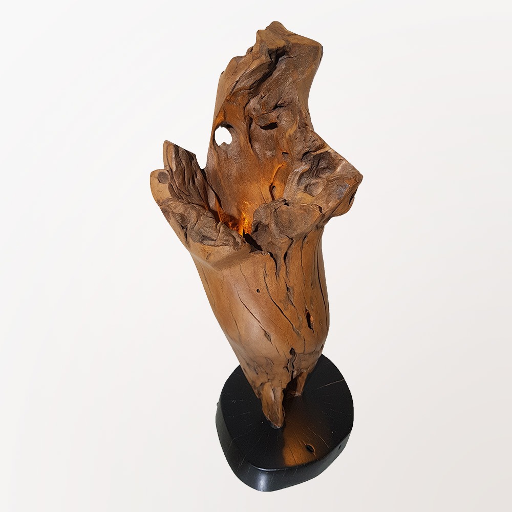 Torch Sculpture - Illuminated