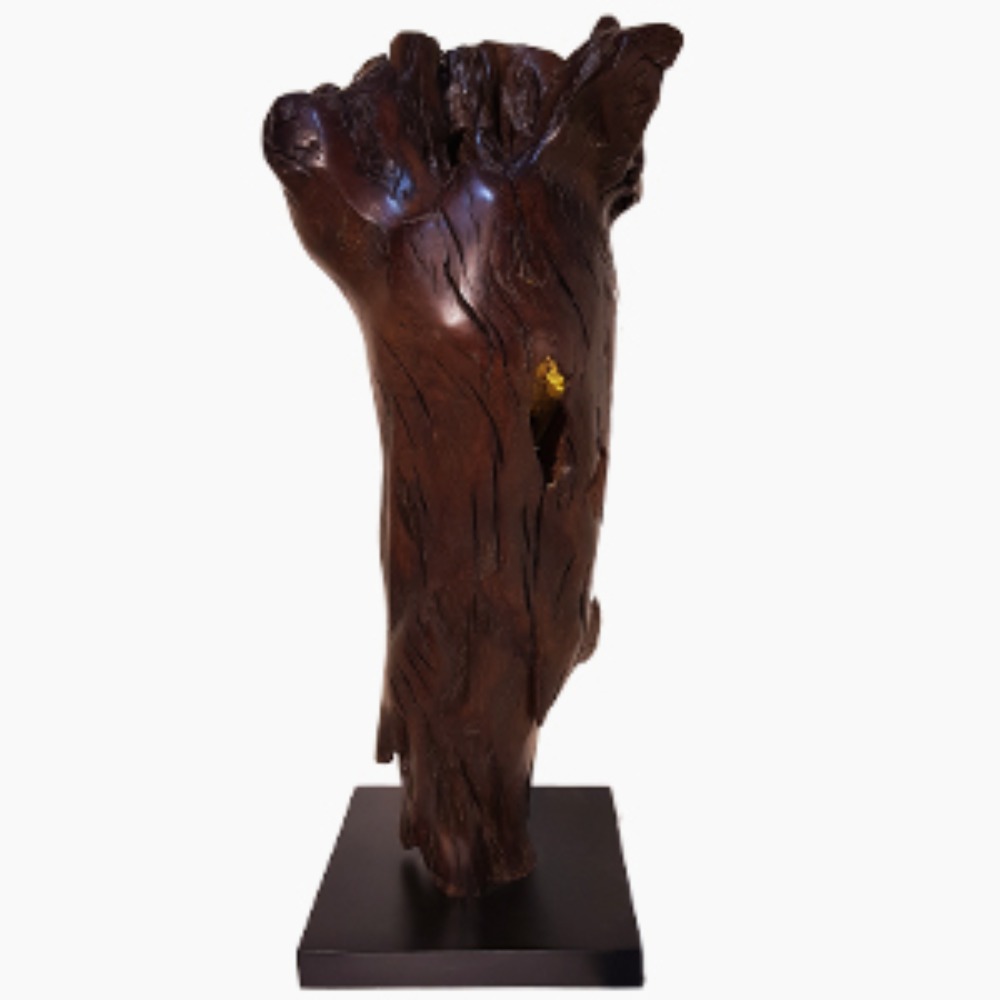 Illuminated Torch Sculpture